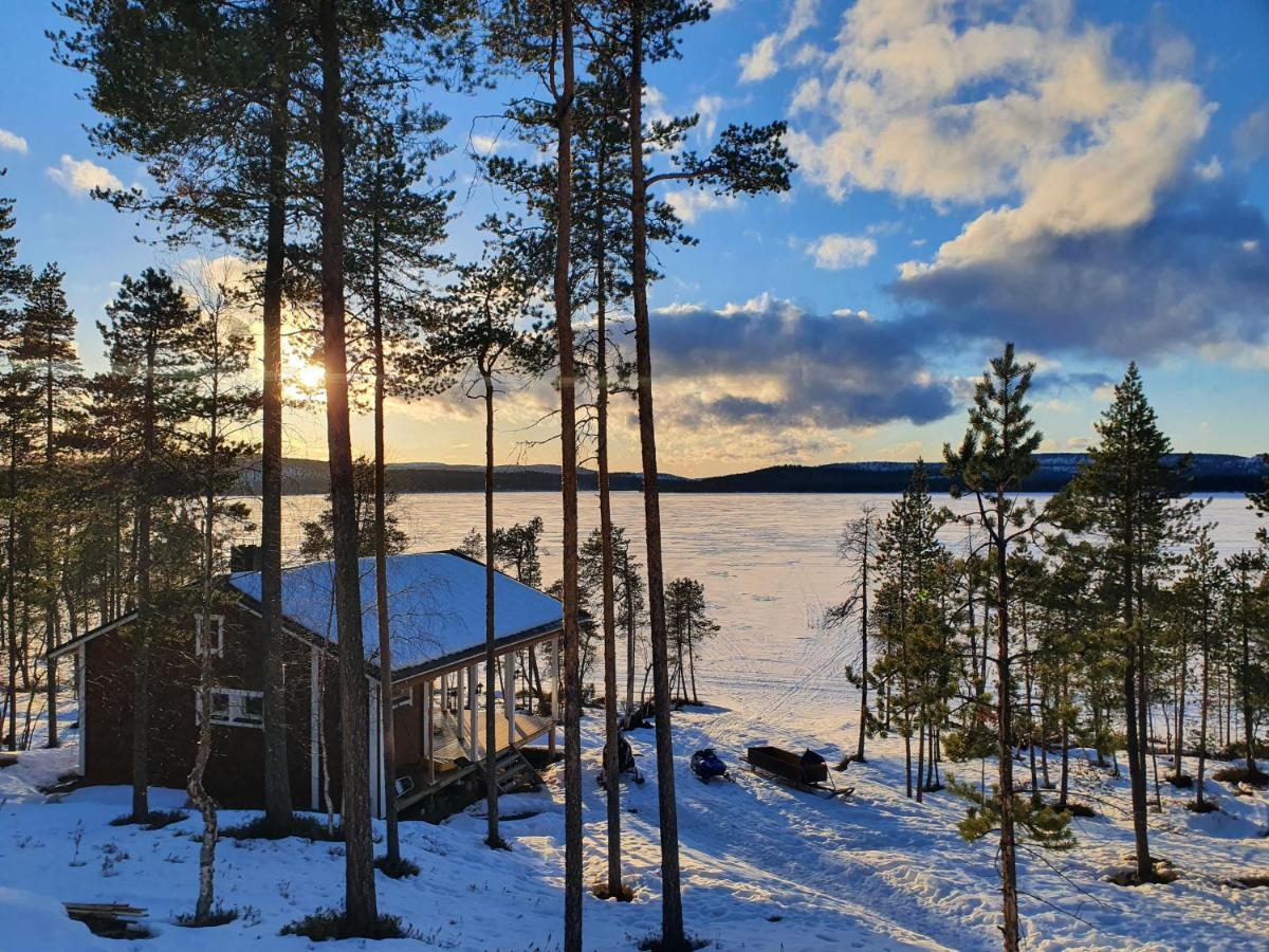 Vaere Holiday Home - Lakeside Relaxation Point Inari Kültér fotó